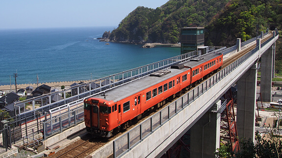 余部橋梁と「空の駅」